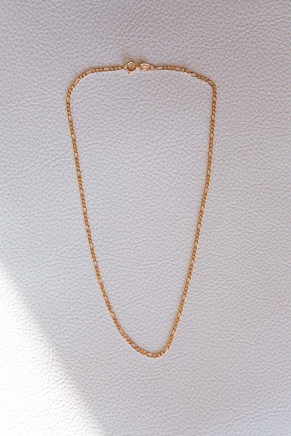XP Jewelry --( 55 cm x 2.5 mm ) 22 inch Figaro 1:1 Small Chain Necklaces